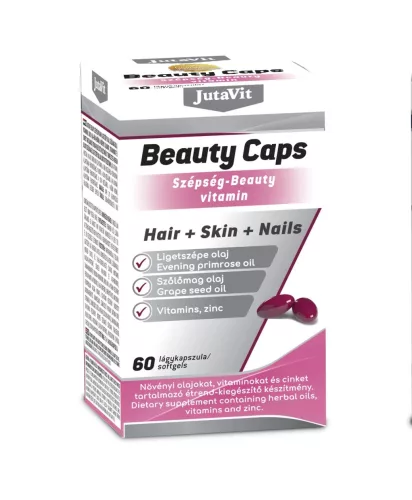 JutaVit Beauty Caps a körmök és a bőr egészségéért (60 db)