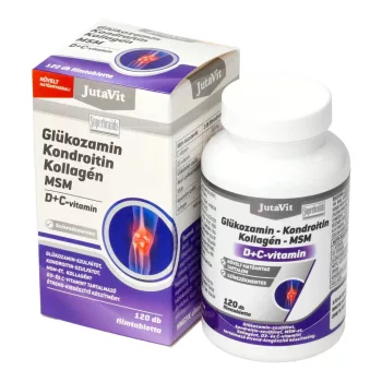 Glükozamin Kondroitin Kollagén MSM D és C-vitamin tabletta 120 darabos kiszerelés
